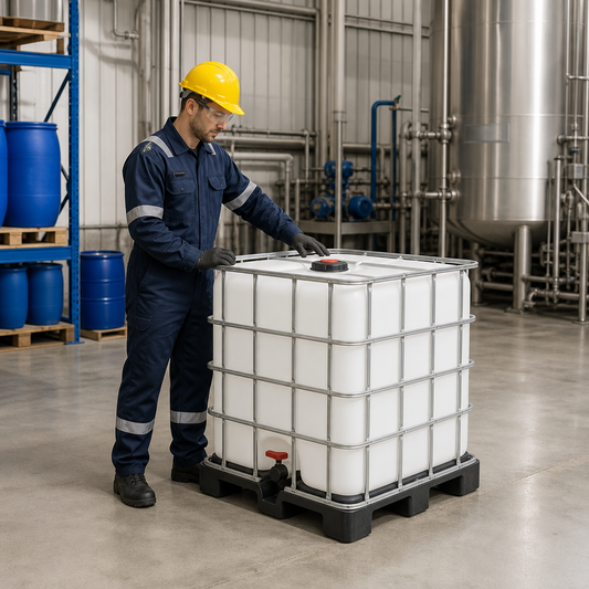 1000L IBC Container with Plastic Pallet for Safe Storage