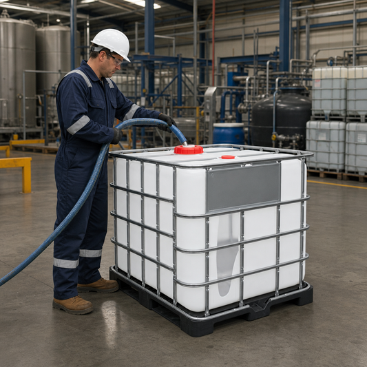 1000L IBC Container with CDS Dip-Tube for Safe Liquid Storage