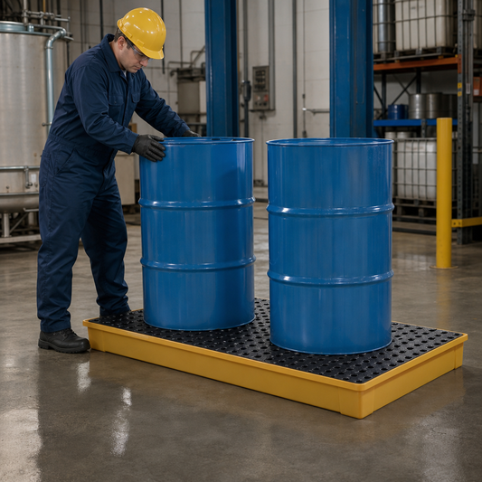 PE Containment Flooring for Spill Protection in Work Environments - 1350kg Load Capacity