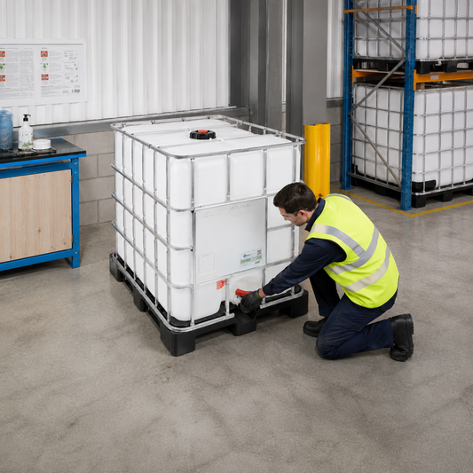 1000L IBC Container with Plastic Pallet for Safe Storage