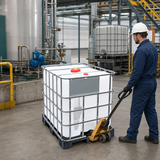 1000L IBC Container with CDS Dip-Tube for Safe Liquid Storage