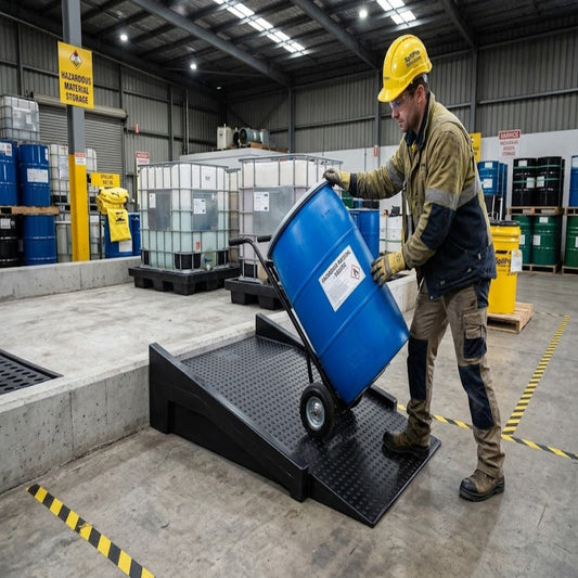Adjustable Ramp for Bunds and Containment Areas