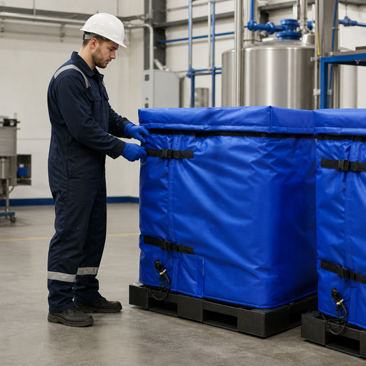 Heated IBC Jacket for 1000L IBC Tanks, Fixed 40°C
