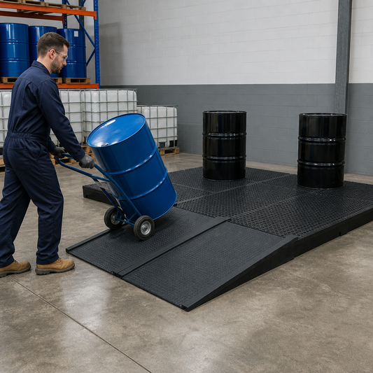 Heavy Duty PE Access Ramp for Containment Flooring