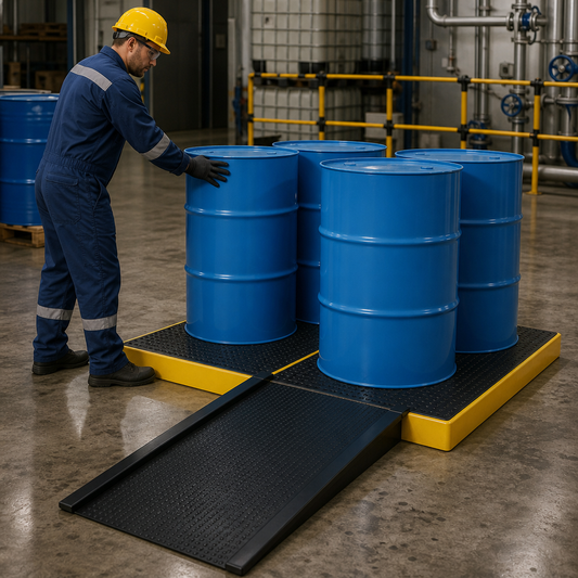 PE Containment Flooring for Spill Protection in Work Environments - 2700kg Load Capacity