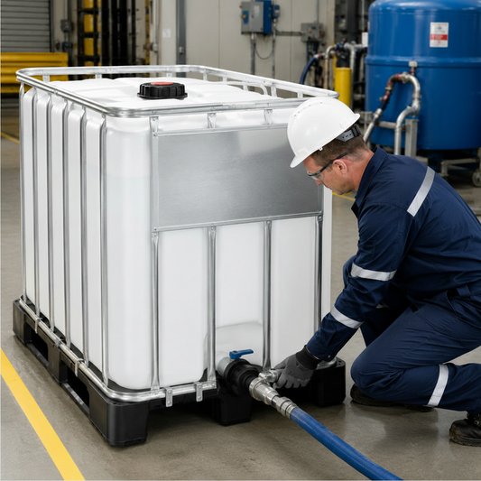 Reconditioned 640 Litre IBC Container with 3 Inch Valve for Industrial Use