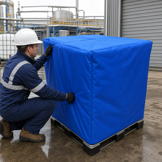 Weatherproof Insulated Cover for 1000L IBC Tanks