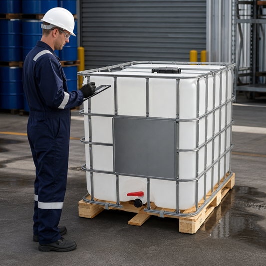 1000L UN Approved IBC Container with Timber Pallet for Safe Storage